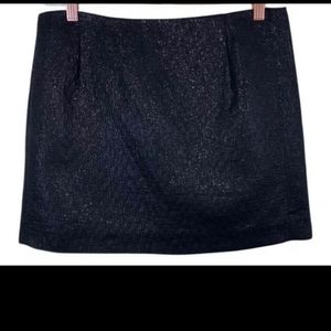 COPY - Jcrew Black Metallic Mini Skirt